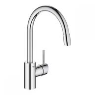 Baterie kuchenne - Grohe 32663003 CONCETTO JEDNOUCHWYTOWA BATERIA KUCHENNA 1/2 wyciągana wylewka chrom - miniaturka - grafika 1