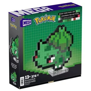 MEGA Pokemon, Bulbasaur, klocki, 374 elementy - Klocki - miniaturka - grafika 1