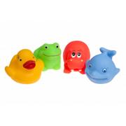 Zabawki do kąpieli - Zabawki do kąpieli kolorowe zwierzątka 4 szt - miniaturka - grafika 1