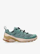 Buty zimowe męskie - Buty trailowe damskie Salomon X-Adventure GTX - noat/feather gray - miniaturka - grafika 1