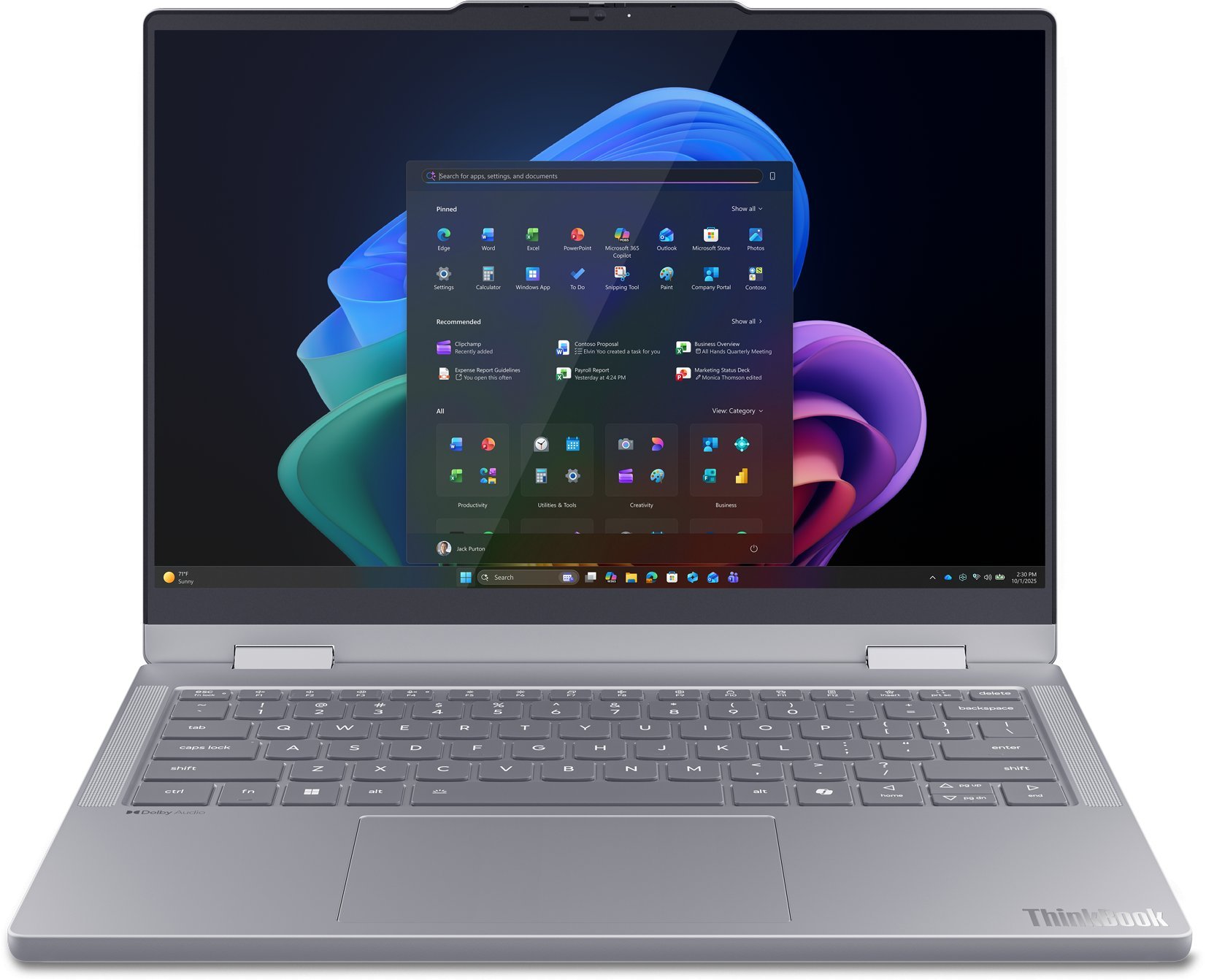 Lenovo ThinkBook 14 2-in-1 G6 IPL Copilot+ PC Intel Core Ultra 5 325 Hybryda 2w1 14
