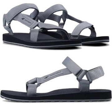 4F Sandały Męskie Sportowe Na Lato FSANM053 > 44