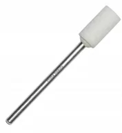 Frezarki do paznokci - Frez z piaskowca kamienny biały walec do paznokci - miniaturka - grafika 1