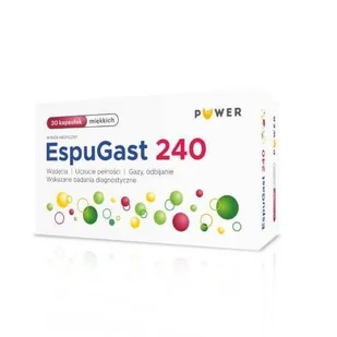 Wyrób medyczny, EspuGast 240mg, 30 kapsułek miękkich - Układ pokarmowy - miniaturka - grafika 1