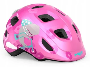 Dziecięcy kask rowerowy Met Hooray! Pink Whale Mips Rozmiar Xs/s 46-52 cm - Kaski rowerowe - miniaturka - grafika 1