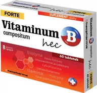 Witaminy i minerały - hecpharma radosław wierczewski Vitaminum B compositum Forte hec 60 tabl 3608421 - miniaturka - grafika 1
