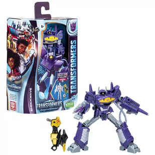 Hasbro, figurka Transformers EARTHSPARK TERRAN DELUXE SHOCKWAVE - Figurki dla dzieci - miniaturka - grafika 1