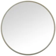 Lustra - Alexandra House Living Złote plastikowe lustro ścienne 5 x 69 x 70 cm okrągłe - miniaturka - grafika 1