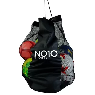 Torba na piłki NO10 czarna BCB-P3521 - Wyposażenie sportowe i gimnastyczne - miniaturka - grafika 1