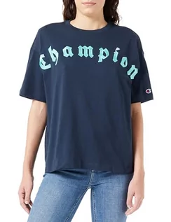 Koszulki i topy damskie - Champion T-Shirt Damski, Turkusowy, M - grafika 1