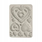 Akcesoria i części do ekspresów do kawy - Forma Foremka Silikonowa Stamperia Serca - miniaturka - grafika 1