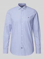 Koszule męskie - Koszula biznesowa o kroju slim fit z czystej bawełny - miniaturka - grafika 1