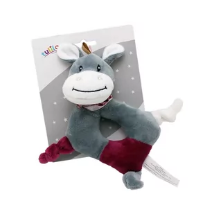 Osiołek grzechotka 13 cm - Grzechotki dla dzieci - miniaturka - grafika 1