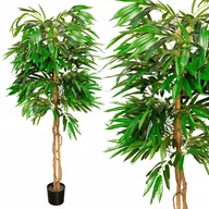 Sztuczne kwiaty - DRZEWO MANGO sztuczne drzewko OZDOBNE w doniczce 180 CM - miniaturka - grafika 1