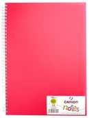 Podobrazia, bloki, papiery - Szkicownik z okładką PP, A4, różowy - miniaturka - grafika 1