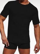Koszulki męskie - Cornette Authentic 202 new czarna plus koszulka męska - miniaturka - grafika 1