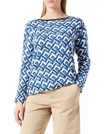 Swetry damskie - GERRY WEBER Edition Sweter damski 870507-44711, niebieski nadruk, 40, Niebieski nadruk, 40 - miniaturka - grafika 1