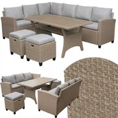 Meble ogrodowe - JUMI Gotowy zestaw mebli tarasowych Bianca OM-432321 - miniaturka - grafika 1