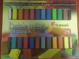 Titanum Pastele Suche 24 kolory - Przybory szkolne - miniaturka - grafika 1