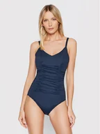 Stroje kąpielowe - Seafolly Strój kąpielowy S.Collective 10729DD942 Granatowy - miniaturka - grafika 1