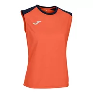 Koszulki i topy damskie - Joma Damski tank top Eco Championship T-Shirt, pomarańczowy/granatowy, S - miniaturka - grafika 1