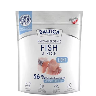 Baltica Adult Fish & Rice Light Ryby morskie z ryżem M 1kg - Sucha karma dla psów - miniaturka - grafika 1