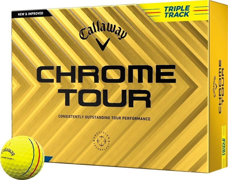 Piłki golfowe Callaway Chrome Tour Triple Track, 12, Chrome Tour
