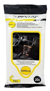 Dunlop Chusteczki mokre do mycia kokpitu Dunlop x20 E-03691 - Akcesoria do mycia samochodu - miniaturka - grafika 1
