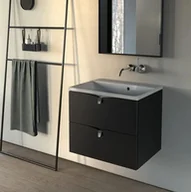 Umywalki - Umywalka meblowa Oristo Amelia 60 cm prostokątna biały połysk UME-AM-60-92-BO - miniaturka - grafika 1