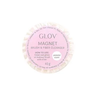 Magnet Cleanser mydełko w kostce do czyszczenia rękawic i pędzli do makijażu Pink 40g - Pędzle do makijażu - miniaturka - grafika 1