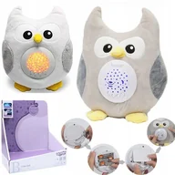 Szumiące zabawki - WOOPIE BABY PRZYTULANKA USYPIACZ PROJEKTOR 2W1 SÓWKA - 10 KOŁYSANEK - miniaturka - grafika 1
