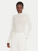 Swetry damskie - BOSS Golf Foliora 50549166 Beżowy Slim Fit - miniaturka - grafika 1