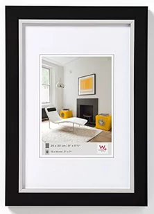 Walther Ramka Metro 13x18 plastik czarny LO318B - Ramki na zdjęcia - miniaturka - grafika 1