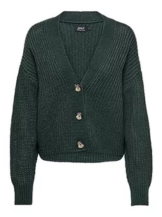 ONLY Female Kardigan Struktura, zielony widelec, XL - Swetry damskie - miniaturka - grafika 1