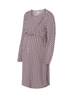 Sukienki - ESPRIT Maternity Damska sukienka tkana pielęgniarska z długim rękawem, Off White - 103, 38 - miniaturka - grafika 1