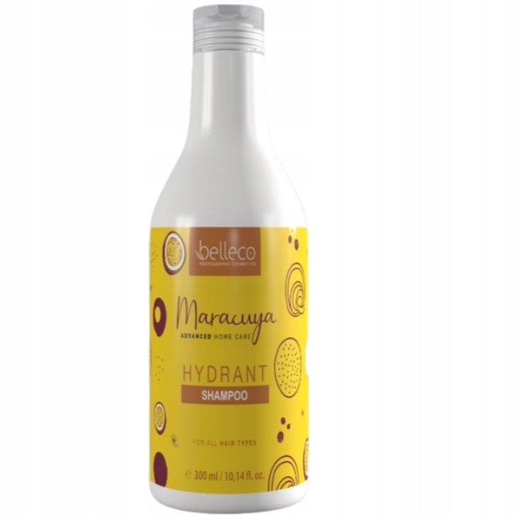 Belleco Marakuja Nawilżający Szampon nanoplastia 300 ml