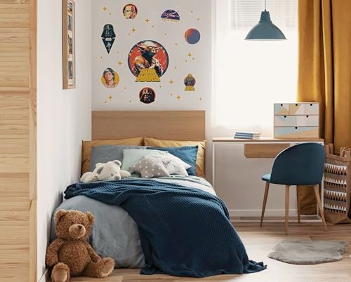 Komar Tatuaż ścienny - Star Wars Bounty Hunters - rozmiar 50 x 70 cm - naklejka ścienna, pokój dziecięcy, dekoracja ścienna