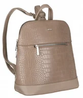 Plecaki - Mały plecak damski ze skóry ekologicznej — David Jones - miniaturka - grafika 1