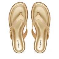 Klapki i japonki damskie - Japonki MICHAEL Michael Kors Ering Thong 40S6ERFS1M Złoty - miniaturka - grafika 1