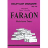 Lektury szkoła podstawowa - Biblios Biblioteczka Opracowań Faraon Bolesława Prusa - Danuta Wilczycka - miniaturka - grafika 1