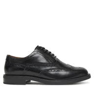 Półbuty męskie - Półbuty Tommy Hilfiger Hilfiger Vogue FM0FM05766 Czarny - miniaturka - grafika 1