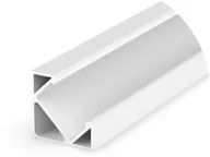 Taśmy LED - Profil LED P3-1 narożny 45 100cm osłonka C1/C4/C13 biały - miniaturka - grafika 1
