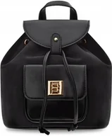 Torebki damskie - Monnari elegancki plecak damski miejski plecaczek zamszowy nubuk worek - miniaturka - grafika 1