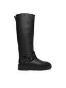 Botki damskie - Calvin Klein Botki YW0YW01972 Czarny - miniaturka - grafika 1