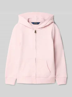 Bluza rozpinana z kapturem - Swetry dla dziewczynek - miniaturka - grafika 1