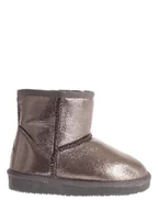Botki damskie - Blackfield Botki zimowe w kolorze srebrnym - miniaturka - grafika 1