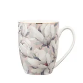 Kubki - Kubek porcelanowy Magnolia w kwiaty 350 ml różowy - miniaturka - grafika 1