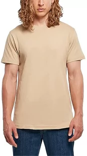 Build Your Brand Męski Basic okrągły dekolt, męski T-shirt o klasycznym kroju, dostępny w wielu kolorach, rozmiary XS-5XL, beżowy (Unionbei), M - Koszulki męskie - miniaturka - grafika 1