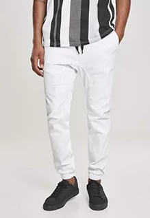 Spodnie męskie - Southpole Spodnie męskie ze stretchu, spodnie do joggingu biały biały X-L SP3331 - grafika 1