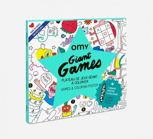 Omy - Kolorowanka-plakat Giant + kredka - Games - Kolorowanki, wyklejanki - miniaturka - grafika 1